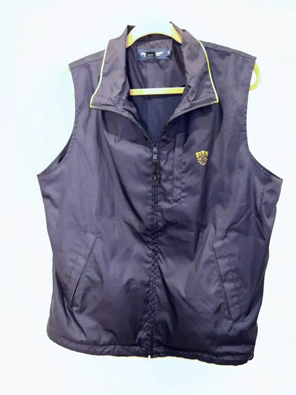 Polo Ralph Lauren GOLF navy blue nylon sleeveless jacket vest M